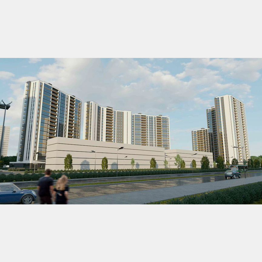 2-к. квартира, 48 м², 16/25 эт.