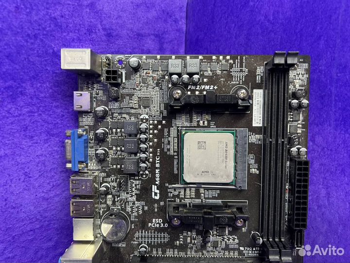 Материнская плата с процессором FM2
