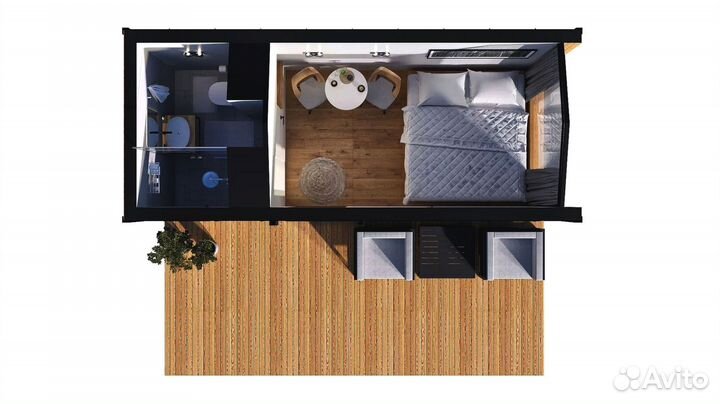 Модульный дом барнхаус