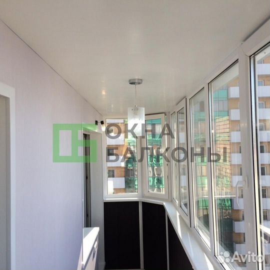 Отделка балконов и лоджии под ключ