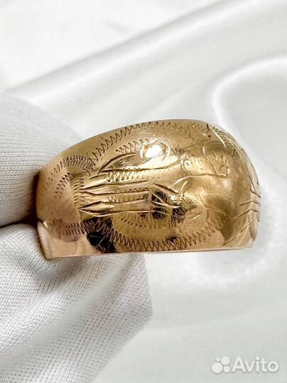Золотое кольцо СССР Чалма 583 / 6.56 гр бк