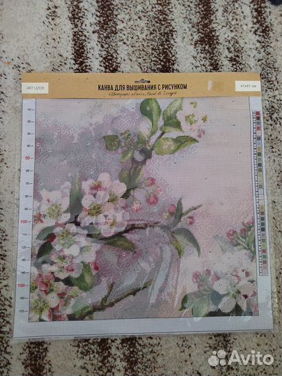 Канва для вышивания с нанесённым рисунком