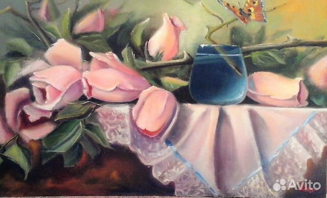 Картина с розами