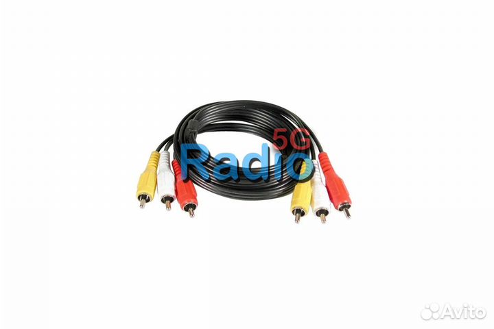 Кабель 3 RCA - 3 RCA 1.5 метра