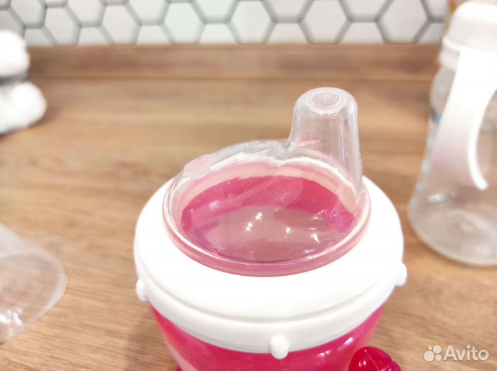 Поильник непроливайка бутылочка для кормления 0+