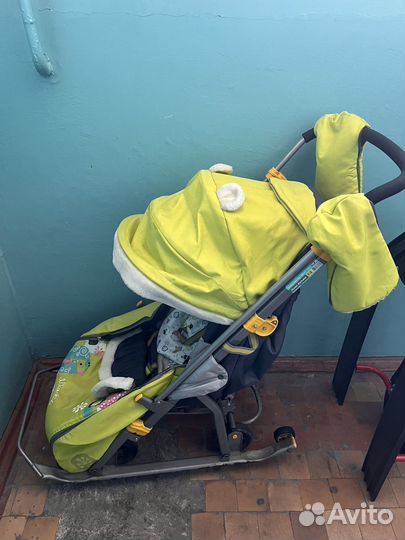 Коляска санки