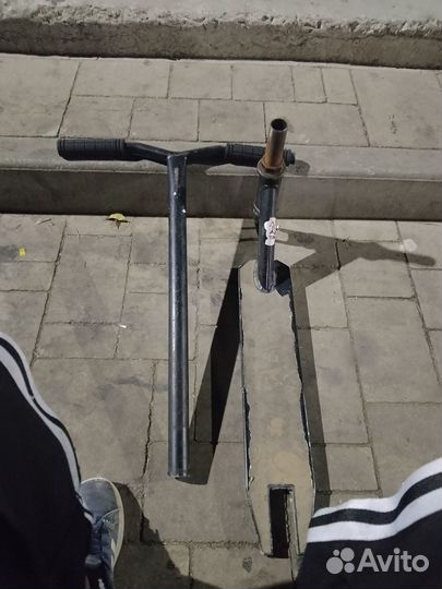 Дека вилка и руль и зажим