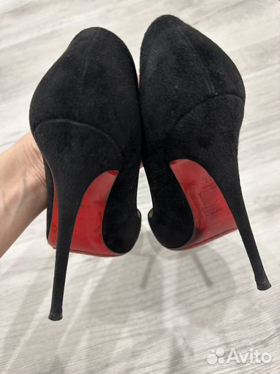 Туфли christian louboutin 37 черные оригинал