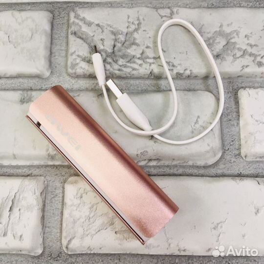 Внешний акб 2600mah Awei P90 розовый