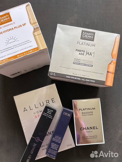 Chanel, microderm, dior