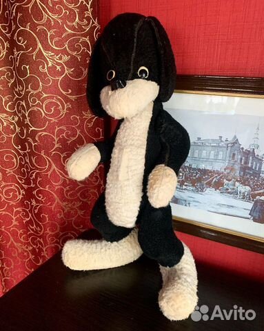 Мягкая игрушка. Собака Пиф. СССР