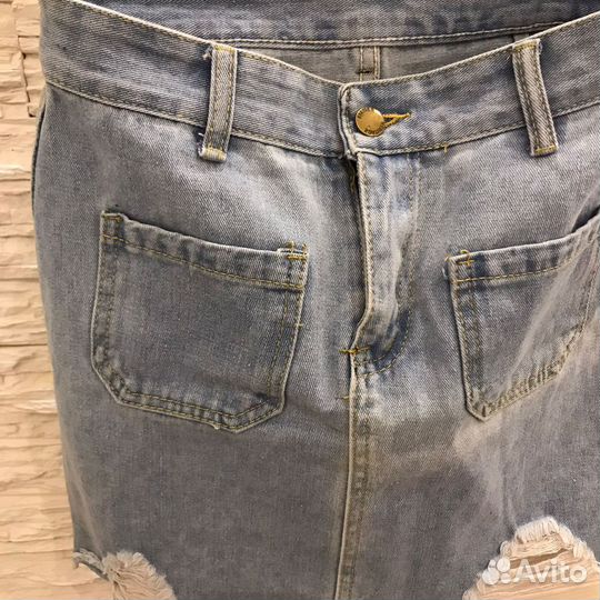 Юбка джинсовая