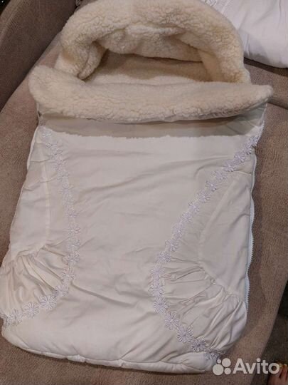 Конверт на выписку зимний для девочки