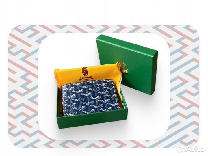 Кошелек Goyard синий