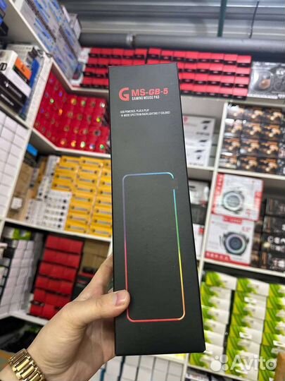 Игровой коврик для мыши с подсветкой