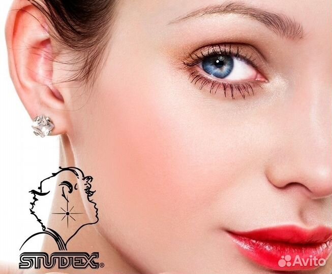 Прокалывание мочки уха Studex