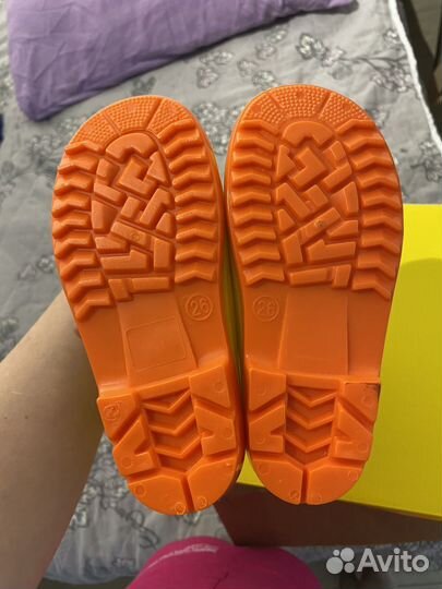 Детские резиновые сапоги 26 размер