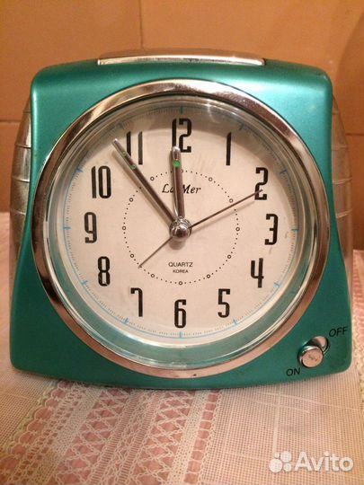 Времен СССР Часы-будильник «La Mer”