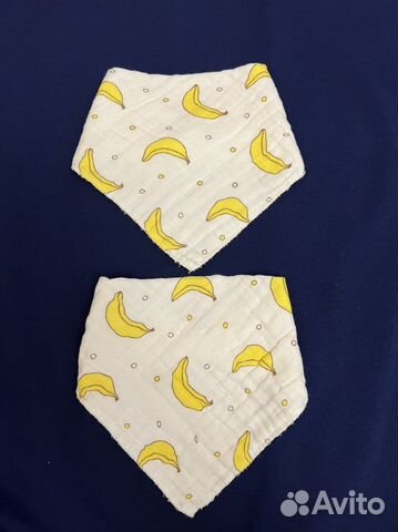 Бандана на лето муслиновый слюнявчик на кнопках