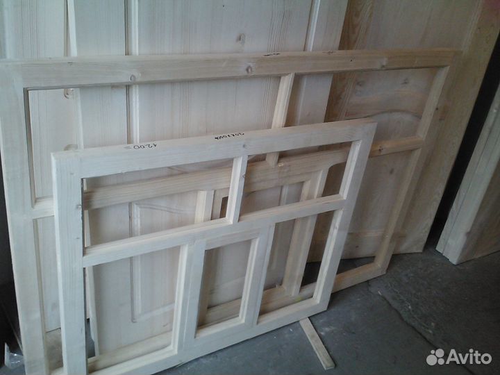 Окно деревянное из массива сосны(ели)