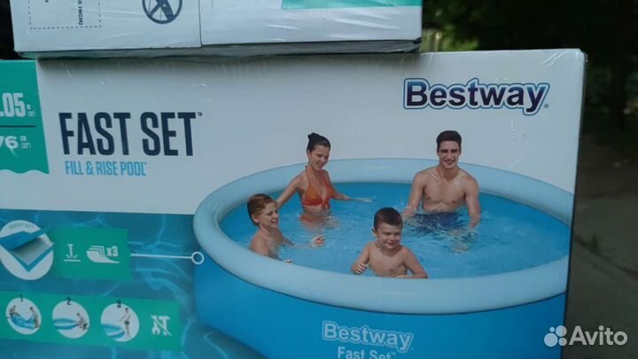 Бассейн Bestway Fast Set 57270, 305х76 см новый