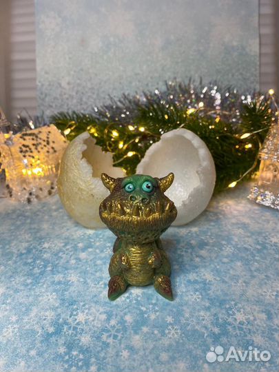 Дракон из мыла- подарок на Новый год