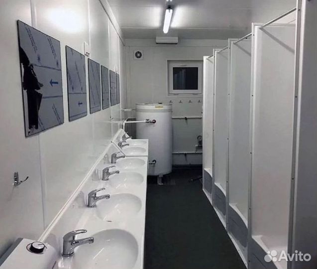 Модульное здание на 100 человек