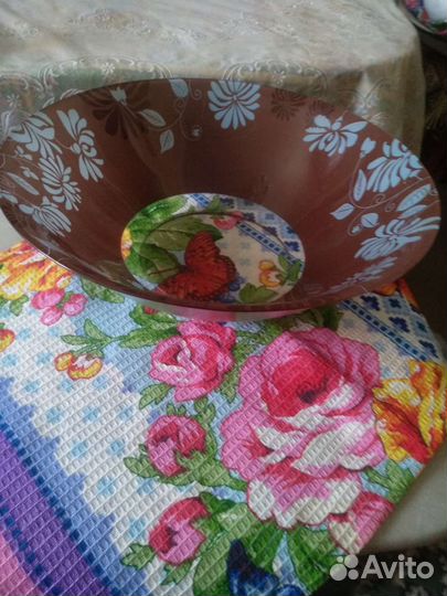 Ваза для фруктов или салатик+ваф.полотенце