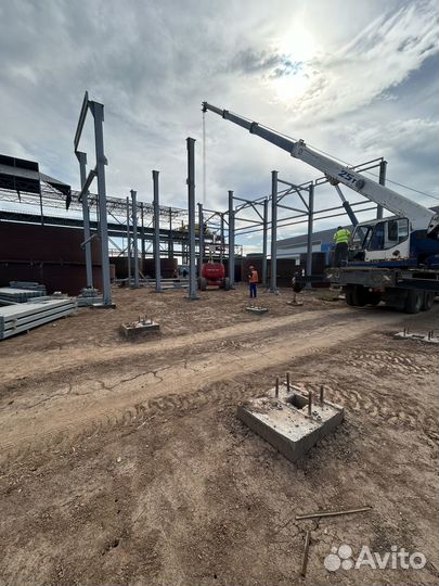 Монтаж сэндвич панелей металлоконструкций,кровли