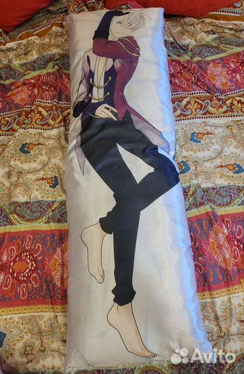 Дакимакура Юрий на льду (наволочка+подушка)