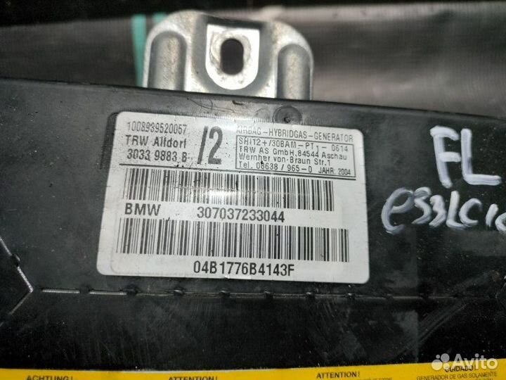 Подушка безопасности в дверь передняя левая Bmw X5