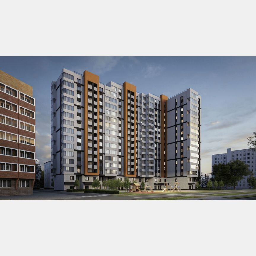 1-к. квартира, 34,9 м², 12/17 эт.