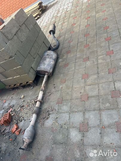 Глушитель в сборе toyota highlender 2015г