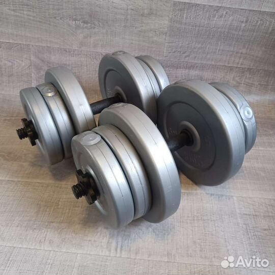 Гантели по 20 кг новые