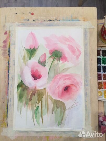 Картина акварель