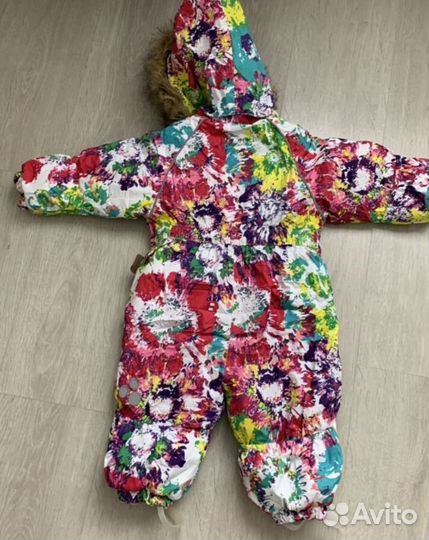 Зимний комбинезон для девочки 74 80