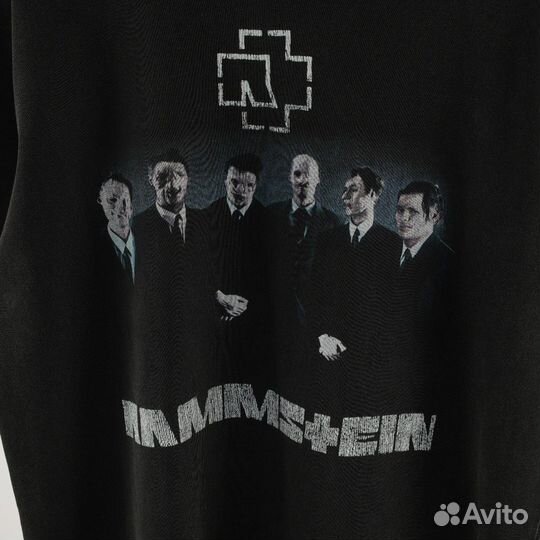 Мерчовая футболка rammstein черная