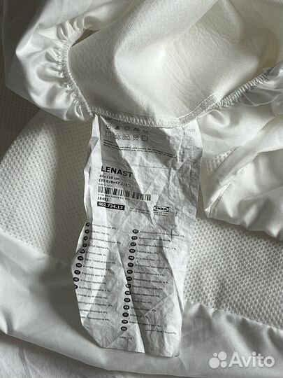 Непомокаемая простынь IKEA на детскую кроватку