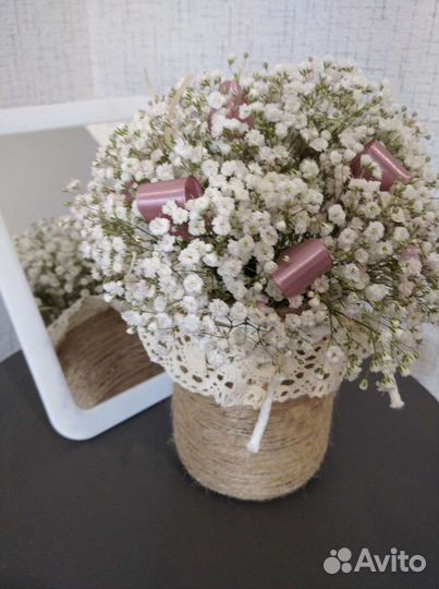 Букет, композиция, гипсофила, цветы