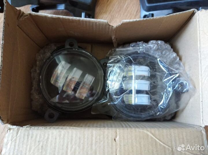 Противотуманные фары на priora