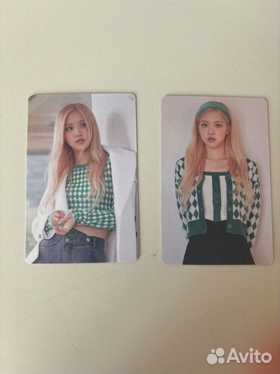 Карты blackpink розэ