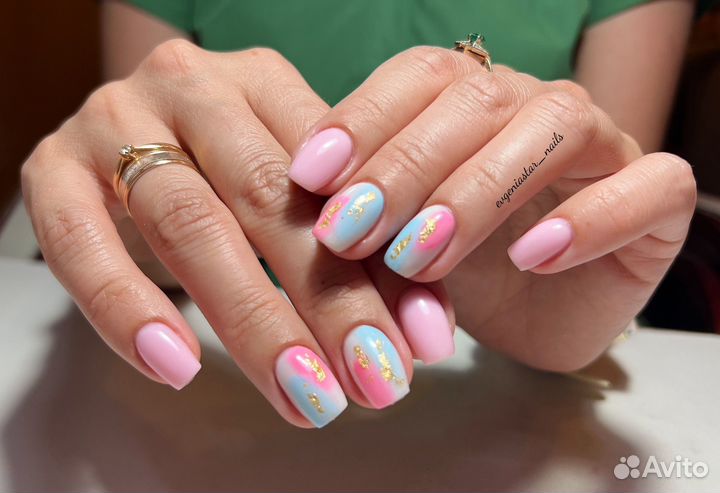 Маникюр гель лак