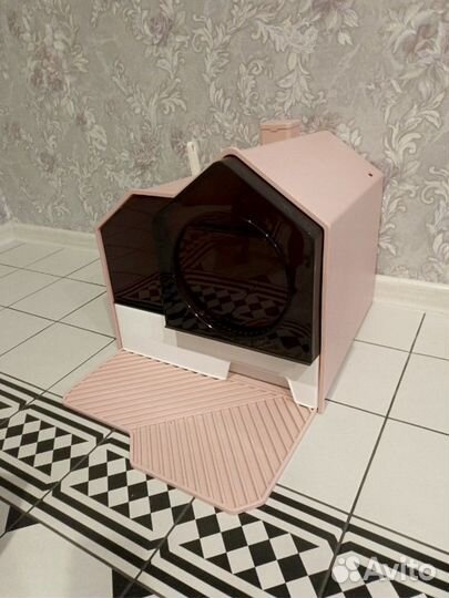 Закрытый лоток для кошек большой