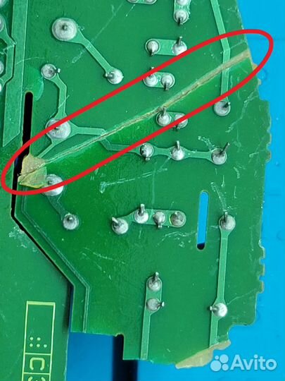 Плата питания HP LaserJet 1018/1020 (есть трещина)