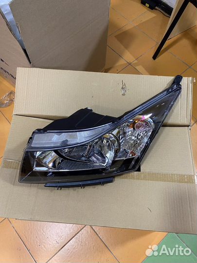 Фары Chevrolet Cruze чёрная маска