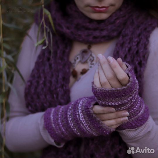 Митенки пёстрые