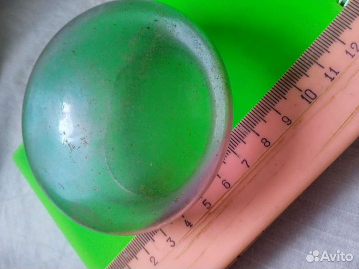 Крышечки стекло и фарфор, 10 штук