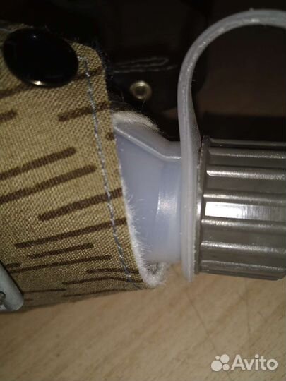 Туристическая фляжка, пластиковая,б/у, 0,5л