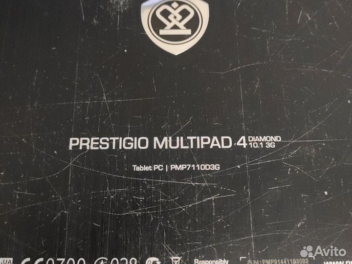 Планшет prestigio MultiPad 4