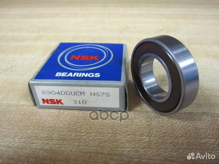 Подшипник 20/37/9, шариковый 6904-dducm Nsk